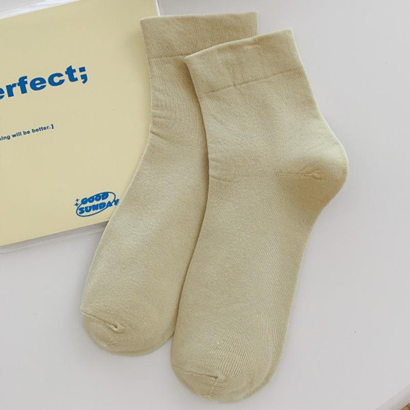 Colorful Women's Pure Cotton Socks - Sweat-Absorbent, Breathable, High Elasticity, No-Binding Ankle Pile, Ideal for Postpartum & Sports.