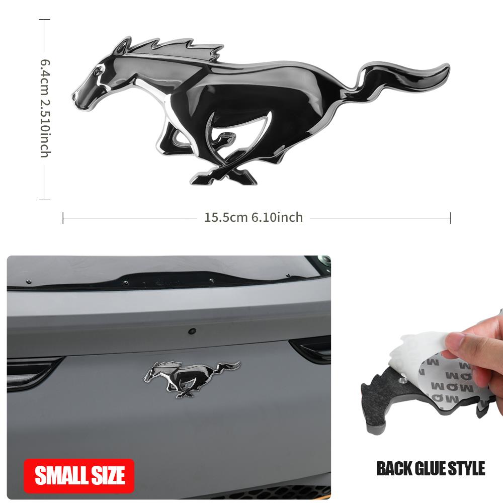 1Pcs 3D Metal Car Front Grille Rear Trunk Badge Emblem