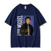 T-shirts graphiques de tournée du chanteur Luis Miguel pour hommes, hip-hop à col rond, t-shirt tendance des années 90 vintage surdimensionné en coton, streetwear