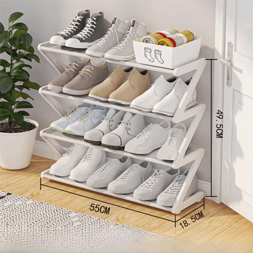 Multi-functional Shoe Rack Z-shaped Shoe Storage Creative Storage Rack  Household