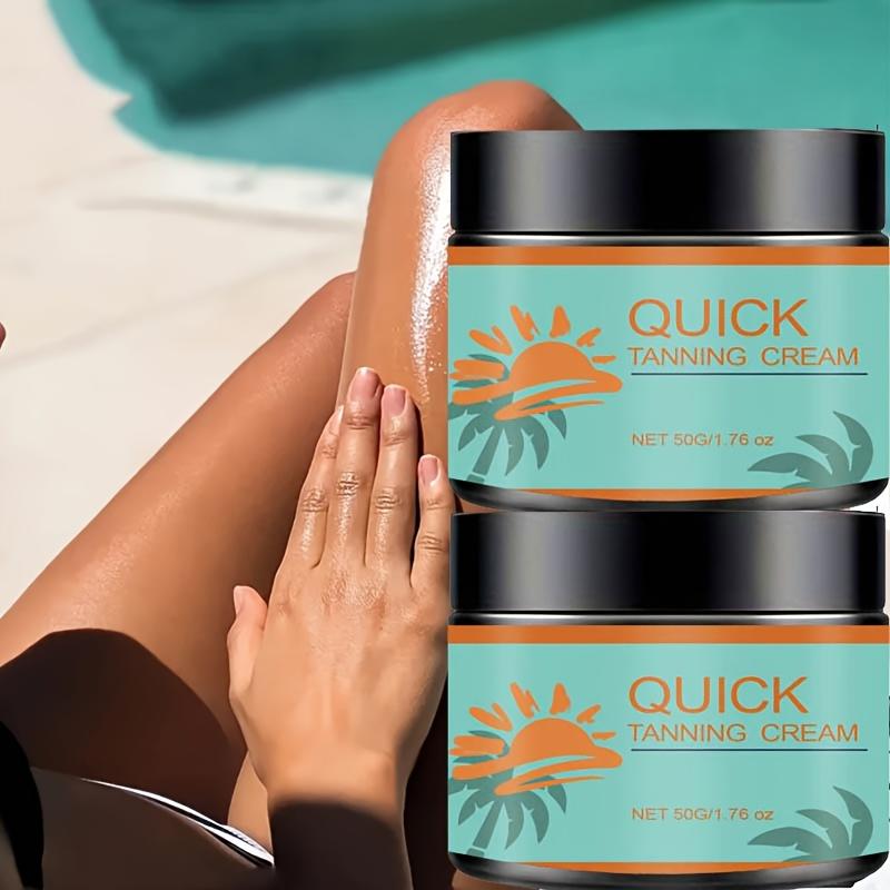 Tanning Moisturizing Body Cream for Outdoor Sun-free Tanning and Non-greasy Wheat-colored Skin Body Cream.