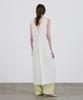 Leuba Ribbon Tie Layered Dress - White