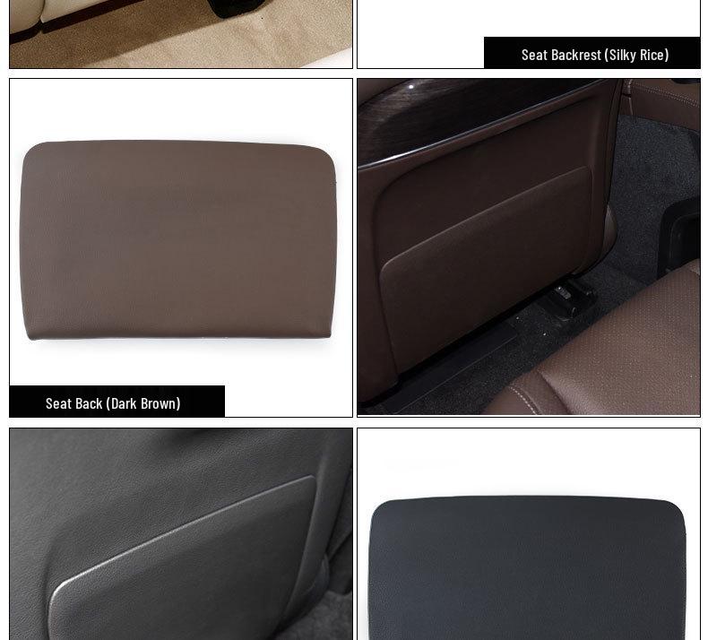 Mercedes-Benz E, C, GLC, and CLS-Class Seat Back Storage Organizer Clip W205 Rear Cover Plate.