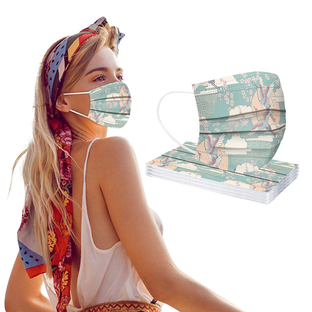 Adult Mask Disposable Face Mask Industrial 3Ply Ear Loop 10/20/30/40/50/100PCS