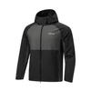 Li Ning Fitness Series Letter Color Block Zipper Hooded Versatile Sports Jacket Men Jackets AFDW777-1