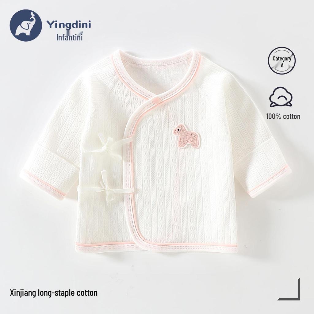 Saf Pamuk Bebek Keşiş Takımı - Kemiksiz Bahar/Sonbahar Bebek Üstü