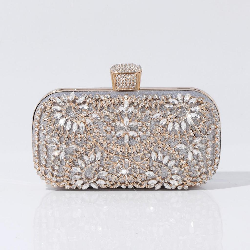 Elegant strassclutch - Europeisk amerikansk mode aftonväska