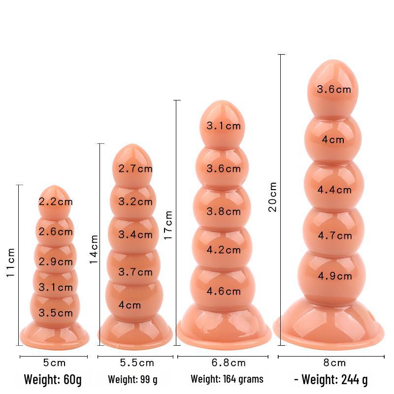 Thick Pull Beads Anal Dilator for Men - Adult Toys