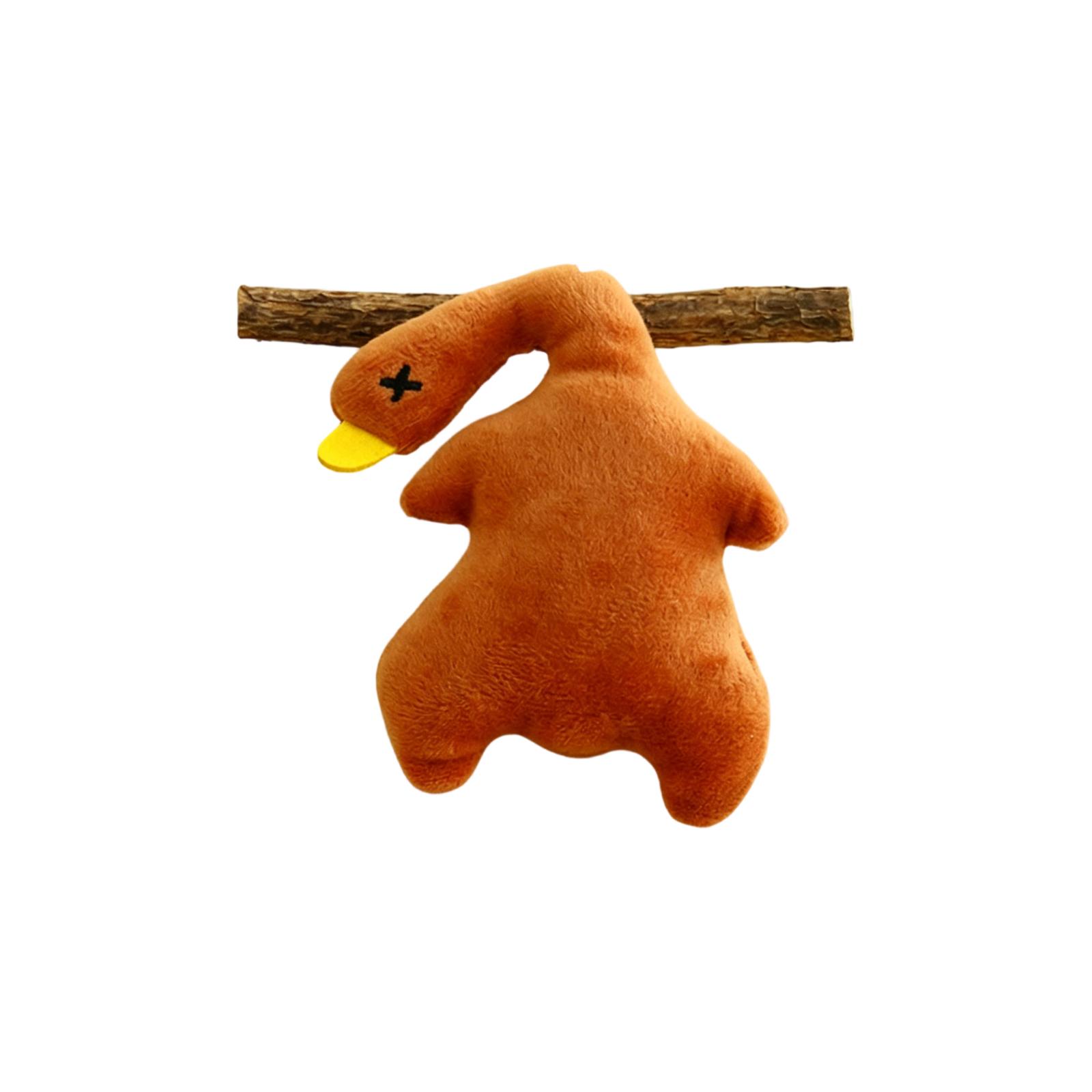 

Интерактивная игрушка для кошек с кошачьей мятой и шуршалкой, Мягкая плюшевая жевательная игрушка со встроенной кошачьей мятой и шуршащей бумагой, Игрушка для прорезывания зубов, Для самостоятельной игры One Size коричневый