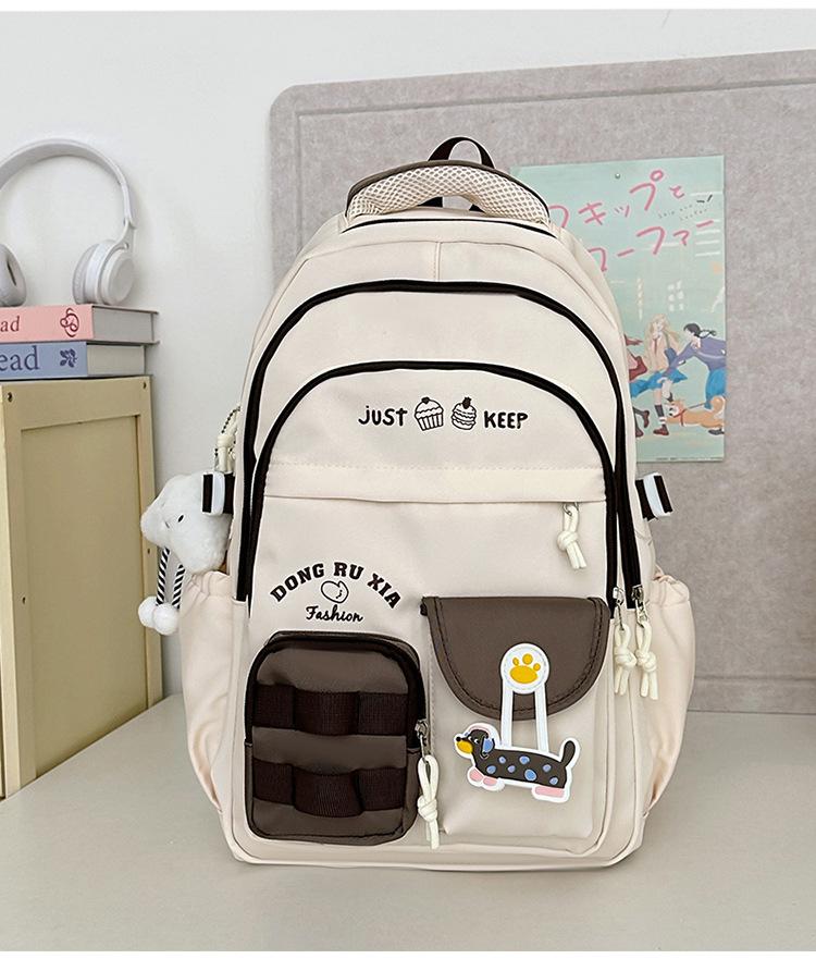 School bag ins back - junior high school students are cute, simple and lightweight