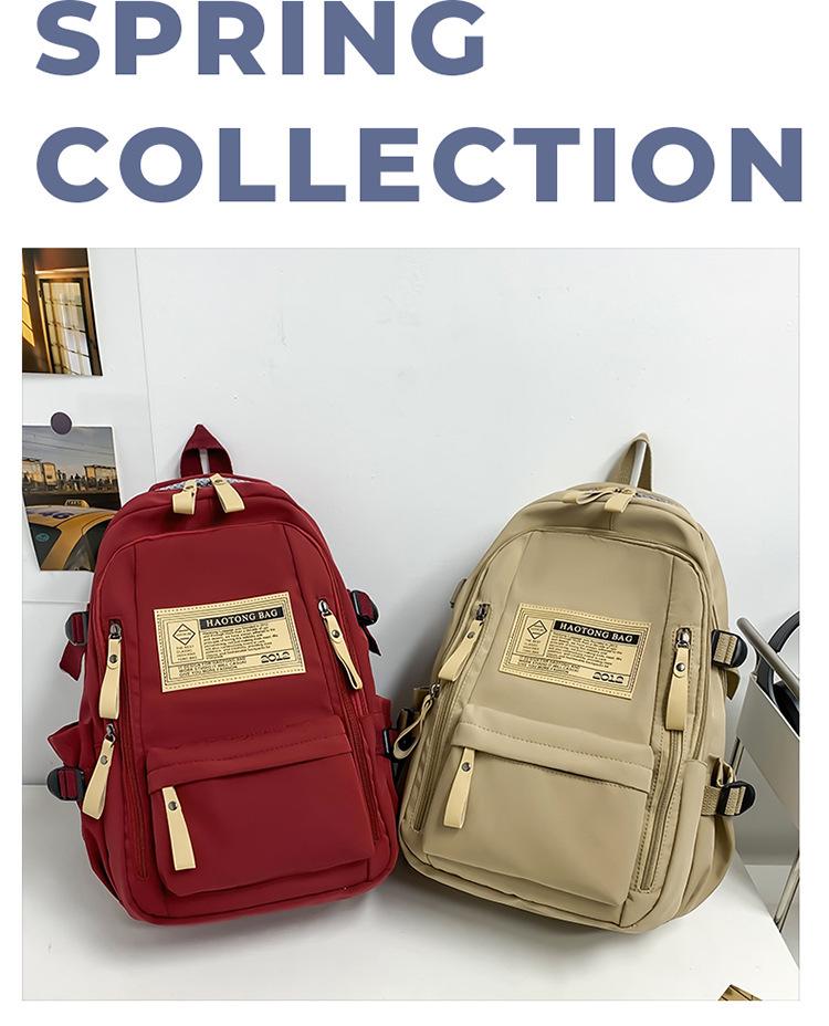 Koreansk ryggsekk med stor kapasitet for studenter og pendling