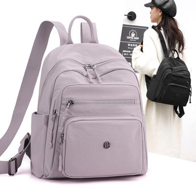 Multi-layer Storage Women's Backpack Simple Casual Versatile Student Schoolbag Large Capacity Outdoor Commuter Travel Backpack