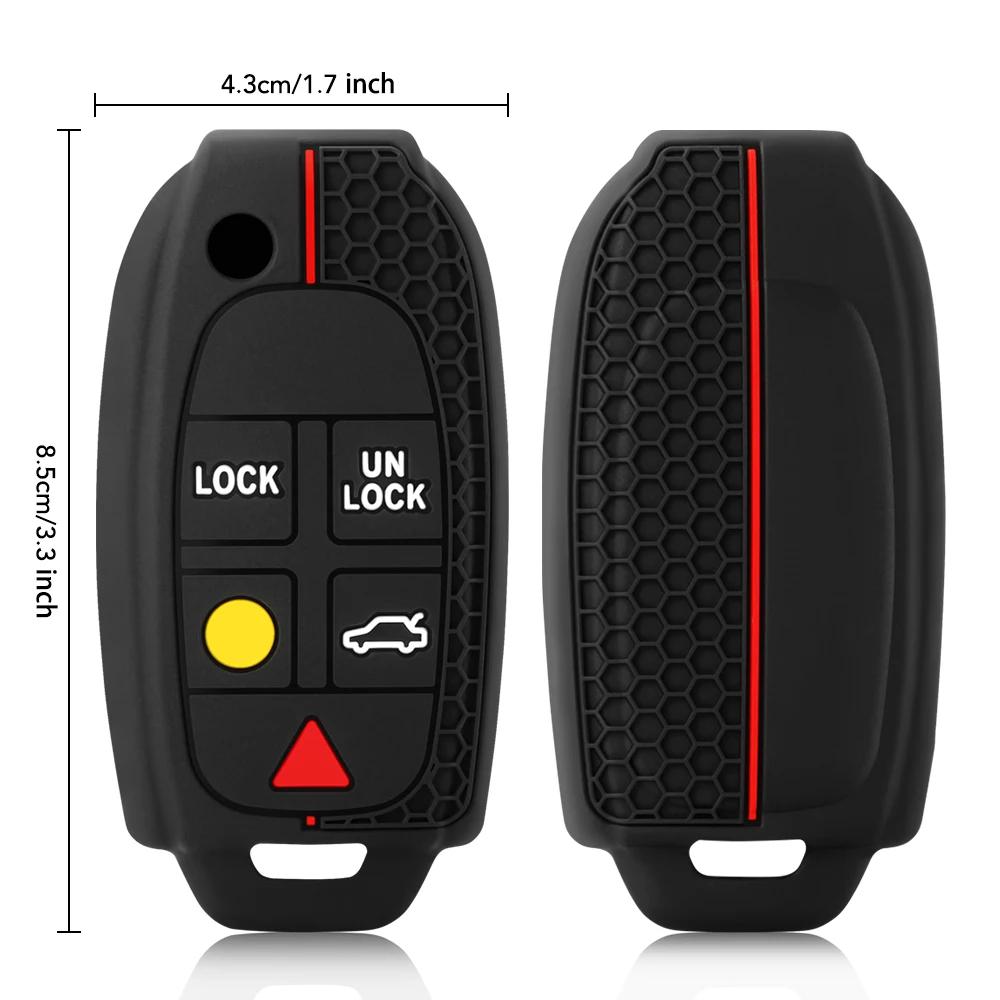 Car Key Cover Case Shell Holder Bag For Volvo S60 S90 XC40 XC60 XC90 V60 V90 Polestar 1 Polestar 2 Auto Key Protection Accessory