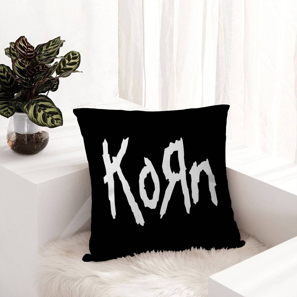 New Korn Cohen Band Personalized Pillow Dust Cover Bedroom Kids Party Decoration Pillowcase Birthday Children Gift