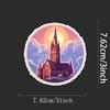 Church Stickers, Power of Faith Stickers Durable for Laptop, Car, Luggage, Skateboard & More - Perfect for Teens, Adults, Creative Decor & Gifting