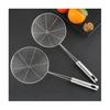 1 Pcs Stainless Steel Colander Handhold Frying Skimmer Handle Oil Drainer Anti-slip Filter Multifunctional Kitchen Accessories
