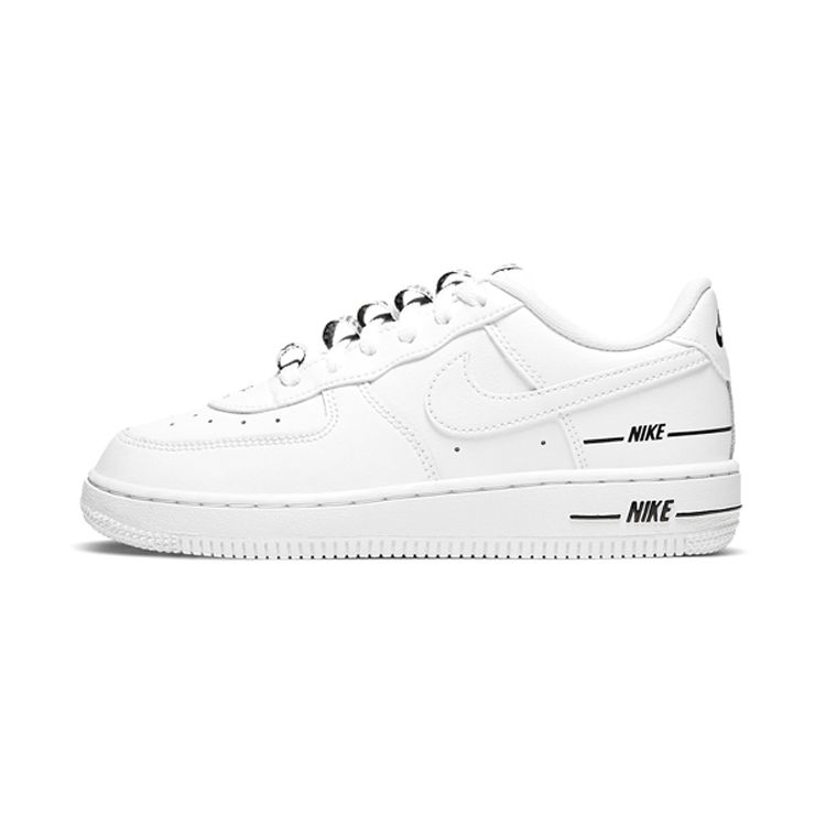 

Детские кроссовки Nike Air Force 1 LV8 3 PS с несколькими логотипами белый черный CJ4113-100