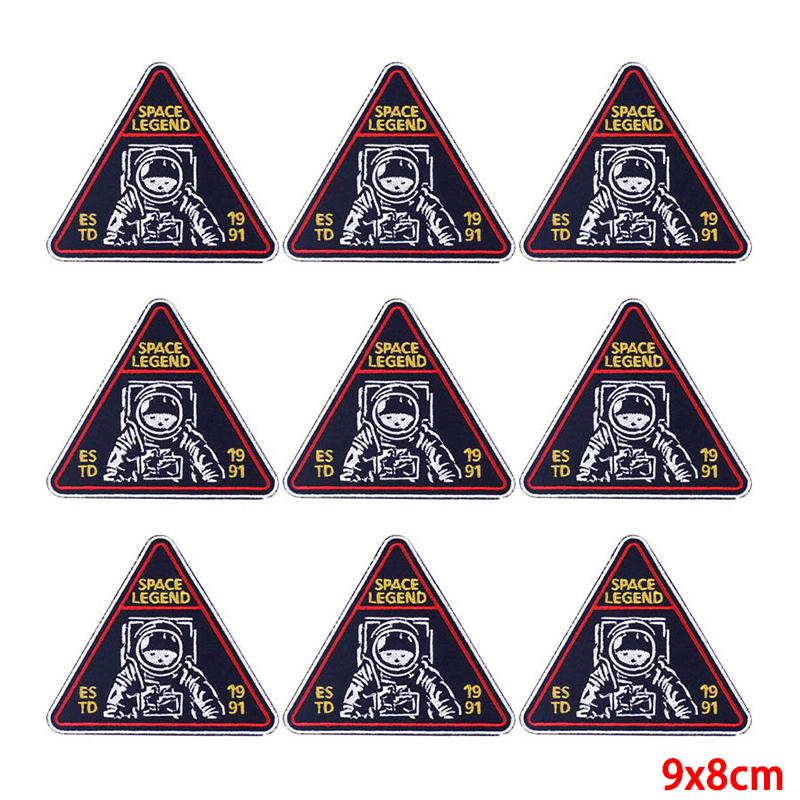 10 Pcs/lot Wholesale Embroidery Patch Iron On Patches For Clothing Patches On Clothes Jackets Decor Applique Sew Supplies