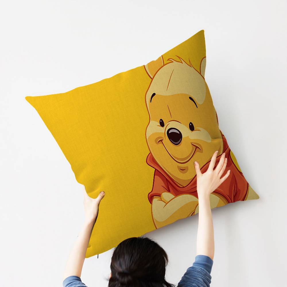 Cartoon W-Winnie P-Pooh B-bear Stitch Lucky Dragon pillow cover sofa cushion cover home room decoration children gift