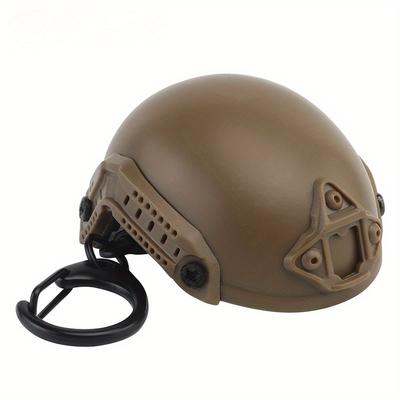 Airsoft Helmet Shaped Keychain Bottle Opener Beer Can Opener Mini Corkscrew Decoration Outdoor Hunting Hiking Fan Kitchen Gift