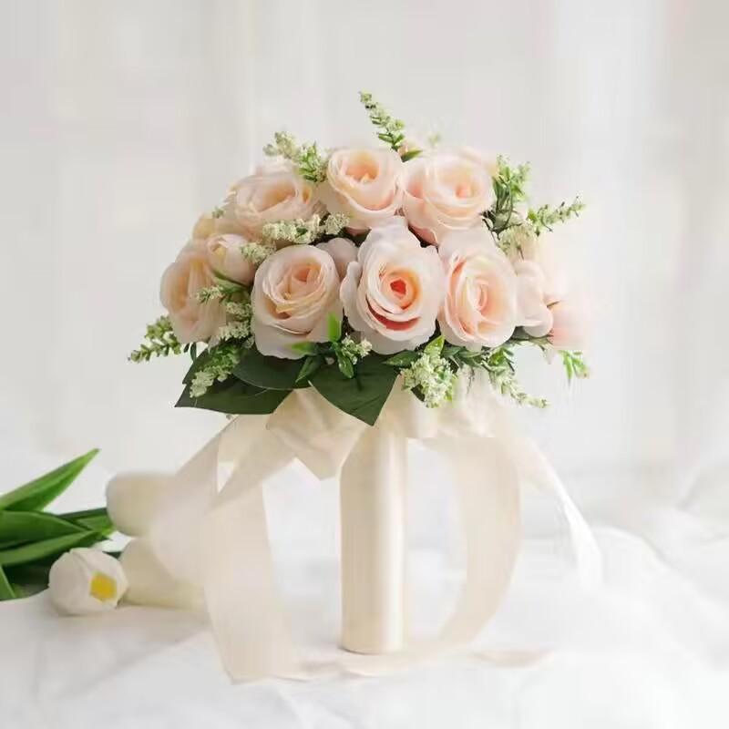 Korean Style Forest Hand Bouquet for Bridal Photography