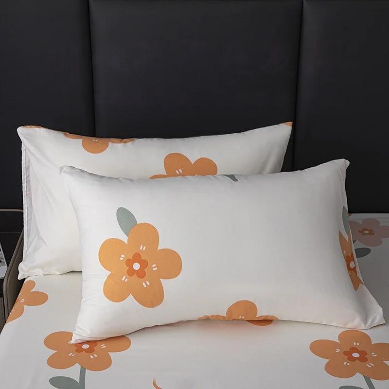 2 Pieces Set 48x74cm Breathable Pillowcase Polyester Envelope Pillow Cover for Summer Sleeping Funda Almohada Funda De Almohada