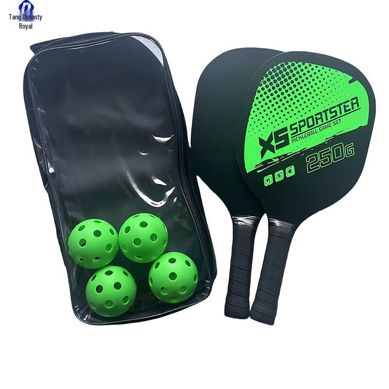 Outdoor Poplar Wood Pickleball Paddle Set