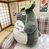 Adorable Japanese Anime Totoro Plush Toy with Lotus Leaf Stuffed Anime Totoro Doll Pillow Laugh Totoro Doll Soft Totoro Plushies