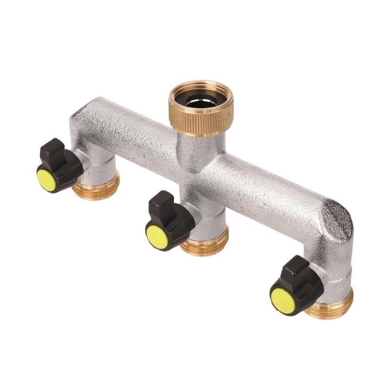 Verbesserungen 3-Wege-Hahnadapter Praktische 3-Wege-Wasserverteilung Einfach zu bedienender 3-Wege-Wasseradapter Flexibler Wasseradapter