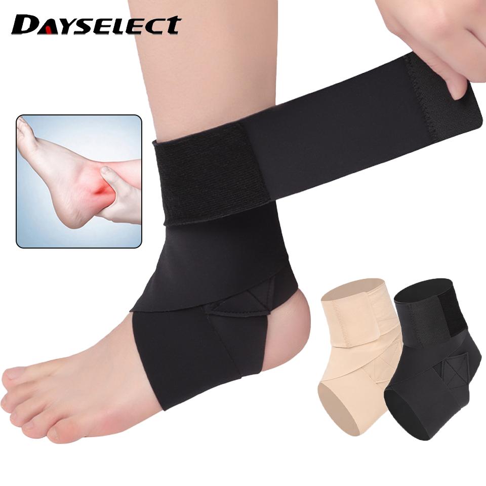 1Pcs Slim Ankle Guard Adjustable Fit Pressure Straps for Injury Recovery Ligament Strain Ankle Sprain Support
