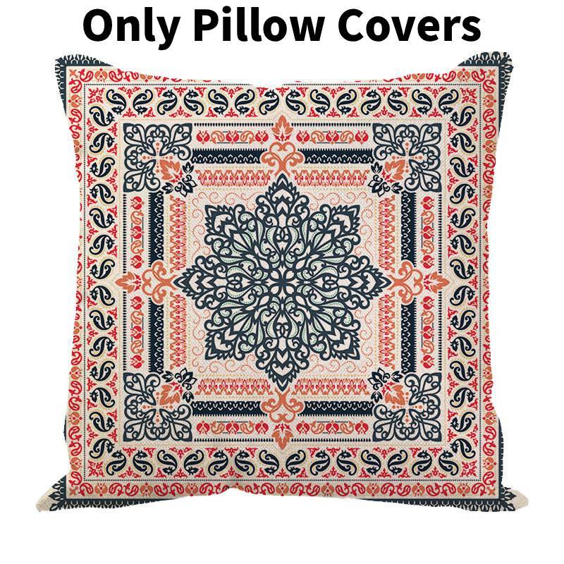 

Luxurious Ethnic Palace Style Plush Cushion Cover Set For Commercial Use Style B