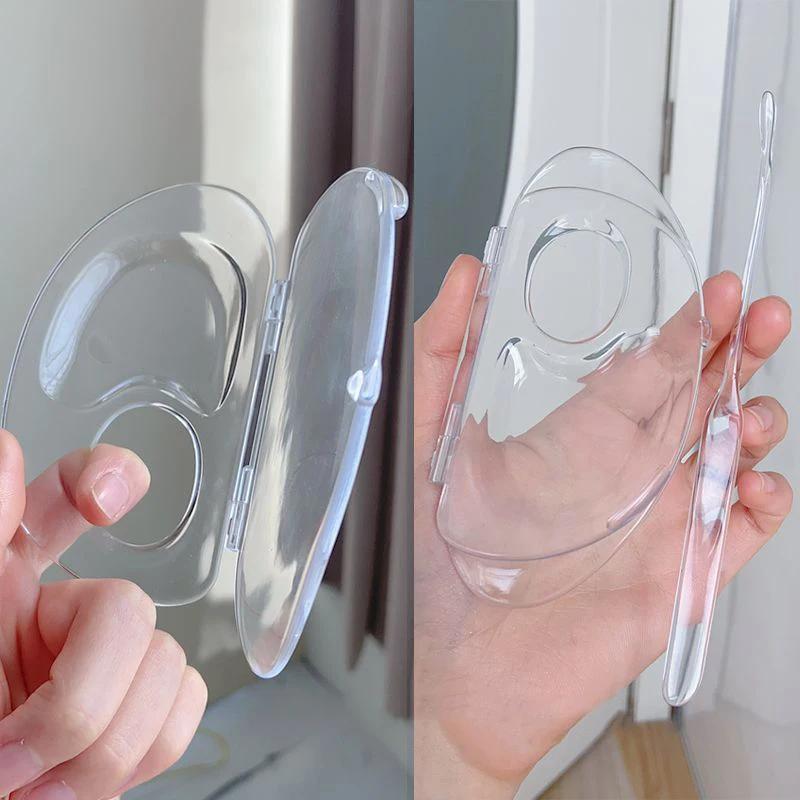 Foldable Liquid Foundation Palette Acrylic Makeup Tool Kit Mixing Cream Rod Set Storage Test Palette Cosmetic Beauty Accessories