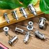A84X-120Pcs M 4 M5 M6 M8 Petal Nuts,Expansion Screw Jack Nut,For Hollow Wall Iron Plastic Polywoodpressboard Hardboard Silver
