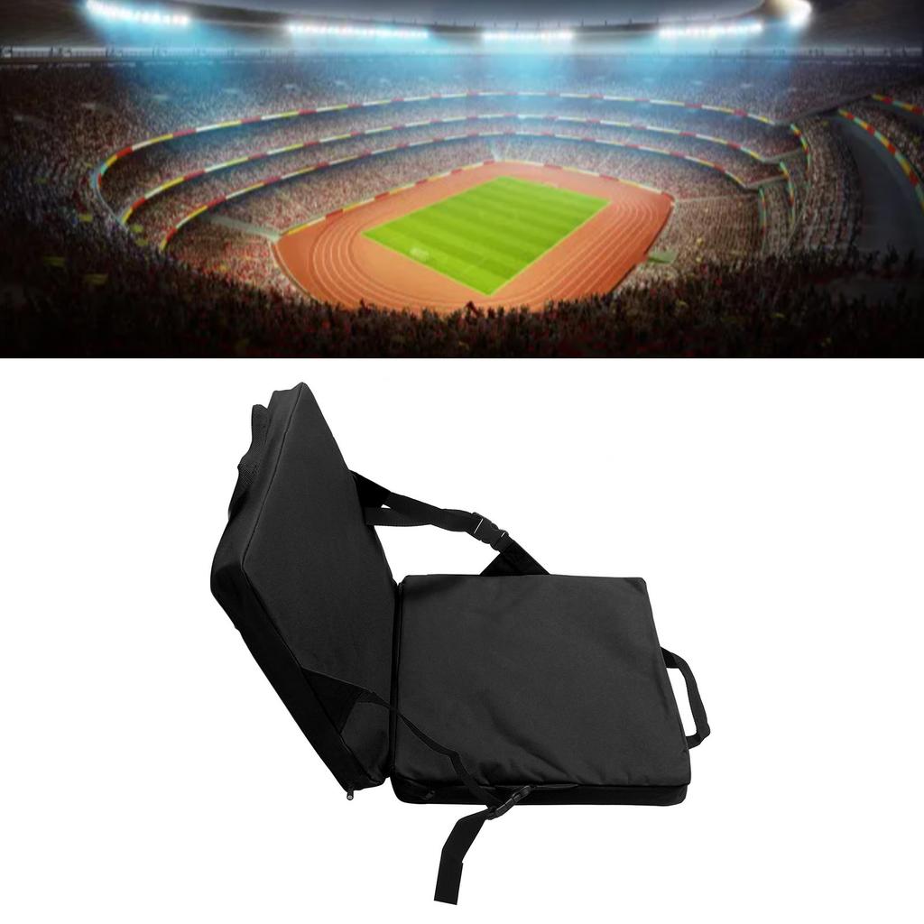 Outdoor Back Chair Cushion Thickened Dirty Proof Soft Comfortable Stadium Chair Cushion with Backrest for Stadium Beach Outdoor