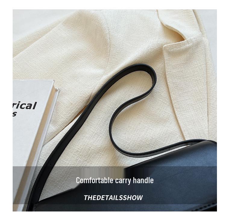 Vintage Torebka Crossbody w Stylu Hong Kong z Teksturowanej Skóry - Damska Modna 2025 Moda Koreańska