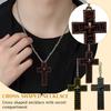 Squid Necklace Set, Cross Shaped Necklace With Compartment, Necklace With Old Cross Pendant, Necklace With Cross Shaped Necklace Pendant Desig