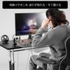 Bauhutte Earphone Stand for Wired Earphones/IEMs, Low Center of Gravity Design for Stability (BHS-ES130-BK)