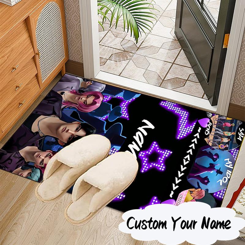 Custom Name K-Pop Idol Dreamscape Carpet, Chair Rug,Area Rug for Office Bedroom Living Rooms Bedroom, Doormat Decor Christmas Fan Gifts