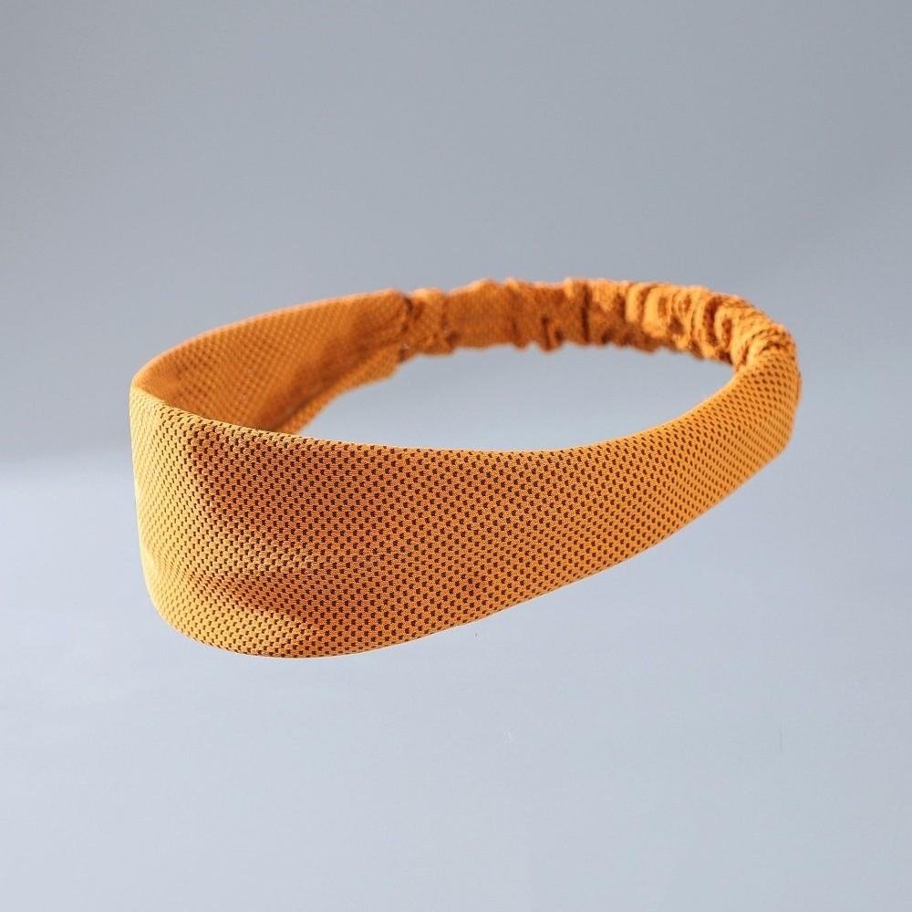 Sweat Absorbent Cool Elastic Headband Breathable Fitness Sweatband Lightweight Sport Headband Yoga