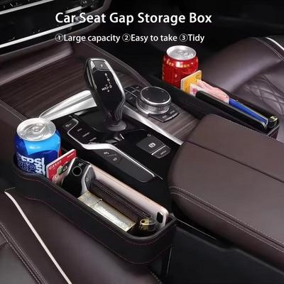 Scatola Portaoggetti da Fessura per Sedile Auto Tasca a Fessura per Fessura Sedile Raccoglitore Organizzatore Universale Organizzatore Sedile Auto Tasca Porta Carte Telefono Chiavi