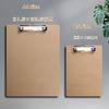 Wood Board Writting Pad Wood Memo Folder Durable Storage Folder  Cafe