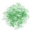 200 Pcs Leaf Shaped Paper Clips Cute Fun Bookmark Paperclip Planner Clips with Transparent Box for O