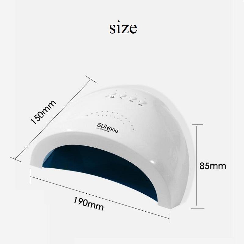Mașină de uscător de unghii cu lampă reglabilă cu 30 LED-uri de 48W/24W cu lampă UV cu temporizator 5S 30S 60S pentru uscător cu lac cu gel, instrument pentru arta unghiilor.