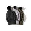Autumn New Arrival Mid Length Long Length Hooded Down Jacket Boys Plus Size Plus Size Overweight Man Overcoat Heattech Super Thick Bread Coat