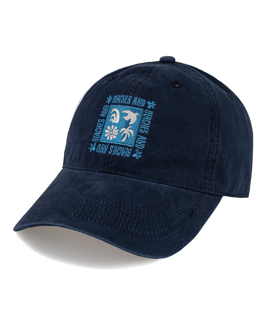 Bichiseuaenkeulim Island Breeze Cation Ball Cap-Navy