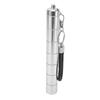 Metal Storage Tube Keychain 7 Compartment Water Proof Portable Travel Container Aluminum Alloy