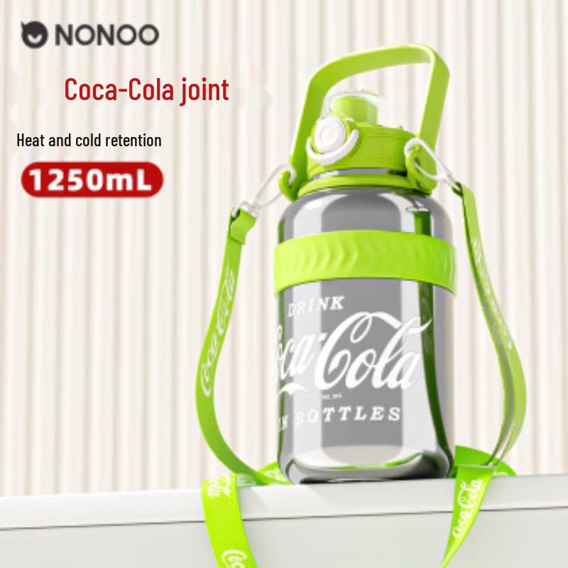 NONOO Coca-Cola 1.2L Insulated Straw Cup