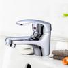 Bathroom Sink Faucet Single Handle Brass Kitchen Basin Faucet Ceramic Valve Hot & Cold Water Mixed