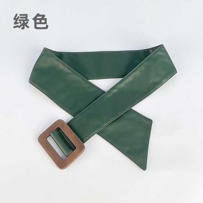 

Женский осенне-зимний пояс, широкий, платье, юбка, украшение, ПУ, талия, уплотнение, простой пояс, высокий смысл