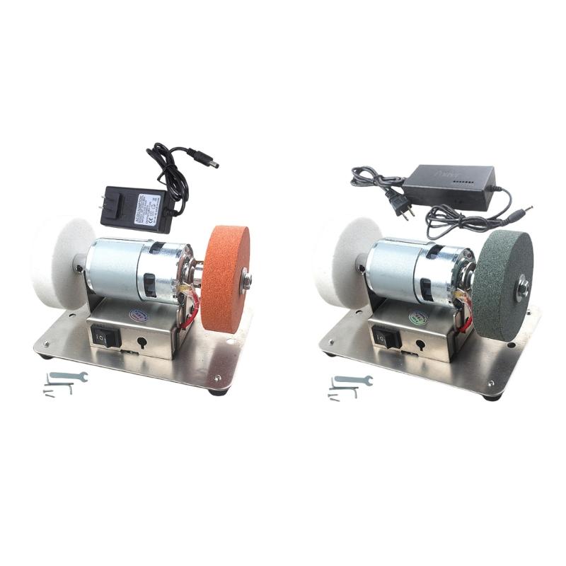 6000rpm Adjustable 100W Electric Benchtop Belt Sander For Metal Woodworking Polishing Tool Sharpening Projects